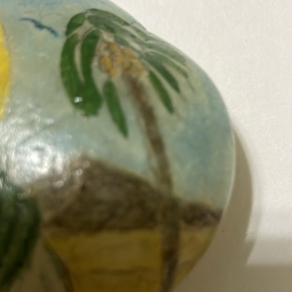 Hand Painted Rock Jesus Artist Signed “God Bless You” - Picture 7 of 8